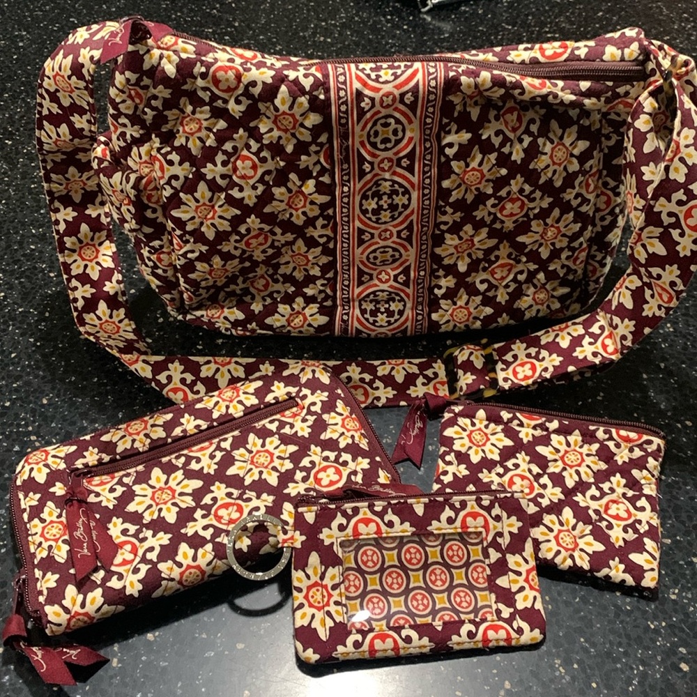 VINTAGE 4 piece Lot of Vera Bradley.  Gently used.